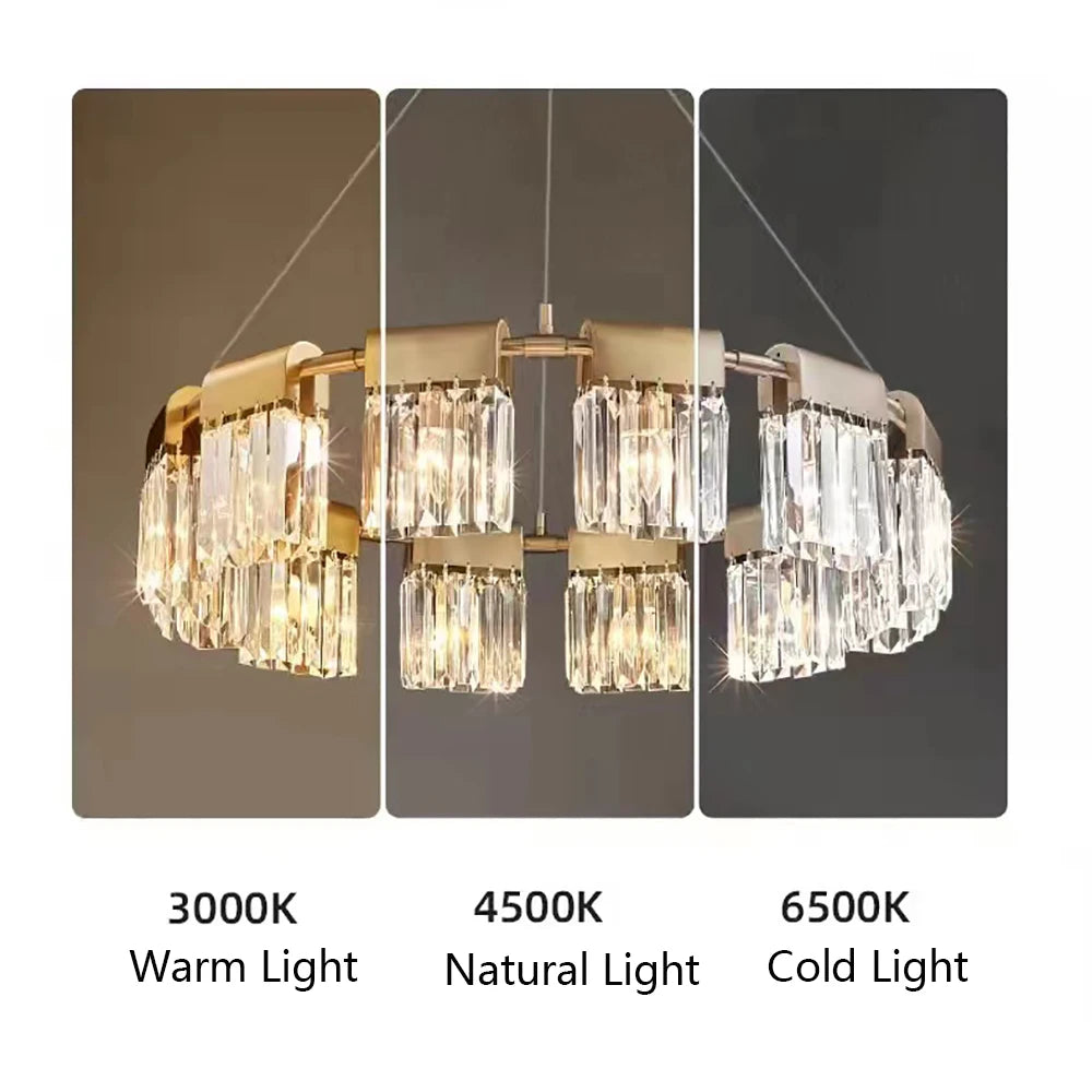 Nordic Crystal LED Fixtures