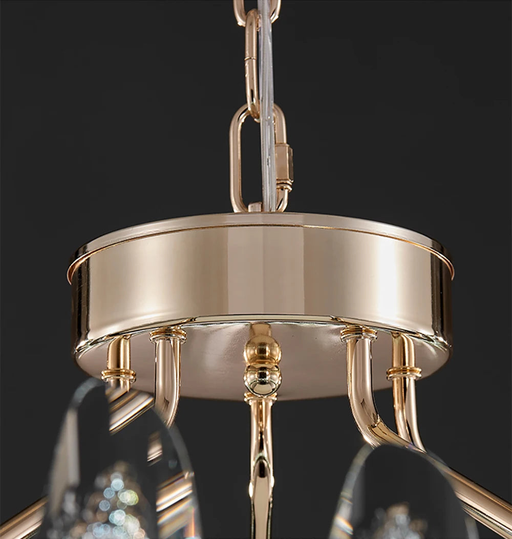 Italian Style Suspension Crystal Lamp