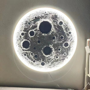 Relief Moon Lamp