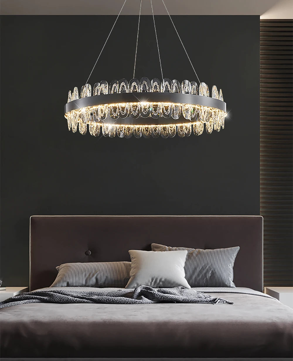 Italian Style Suspension Crystal Lamp