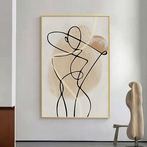 Modern Abstract Art Led