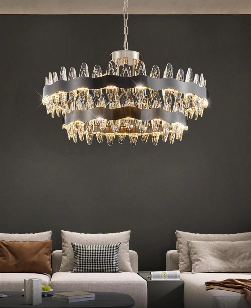 Italian Style Suspension Crystal Lamp