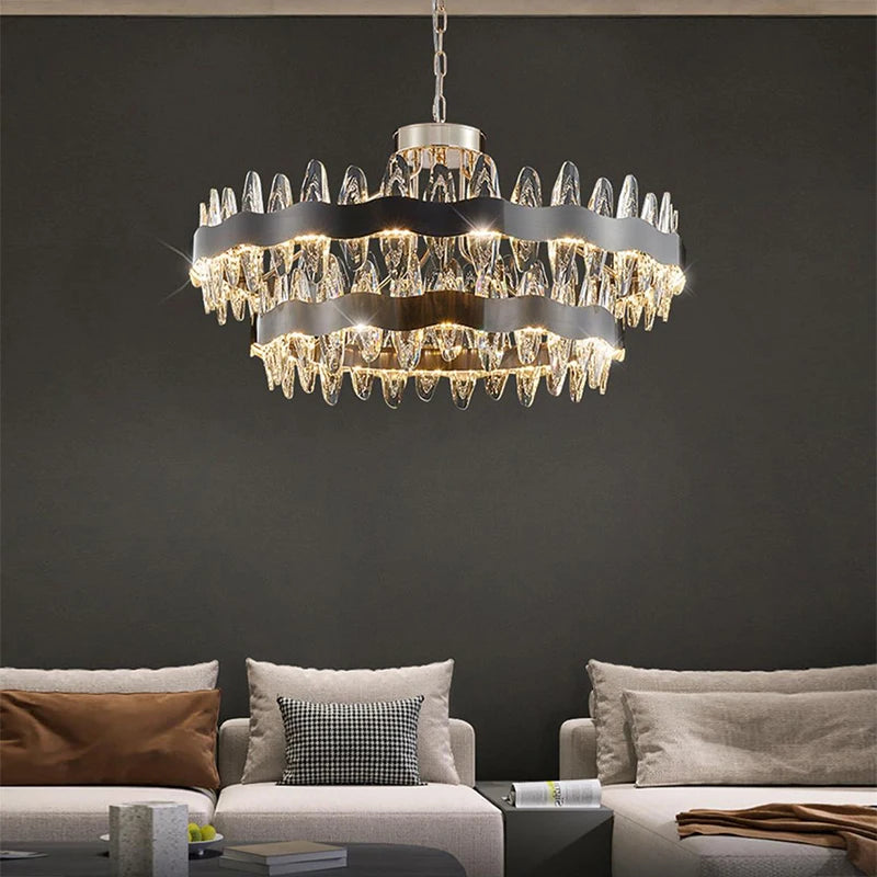 Italian Style Suspension Crystal Lamp