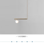 Glass Ball suspension lamp