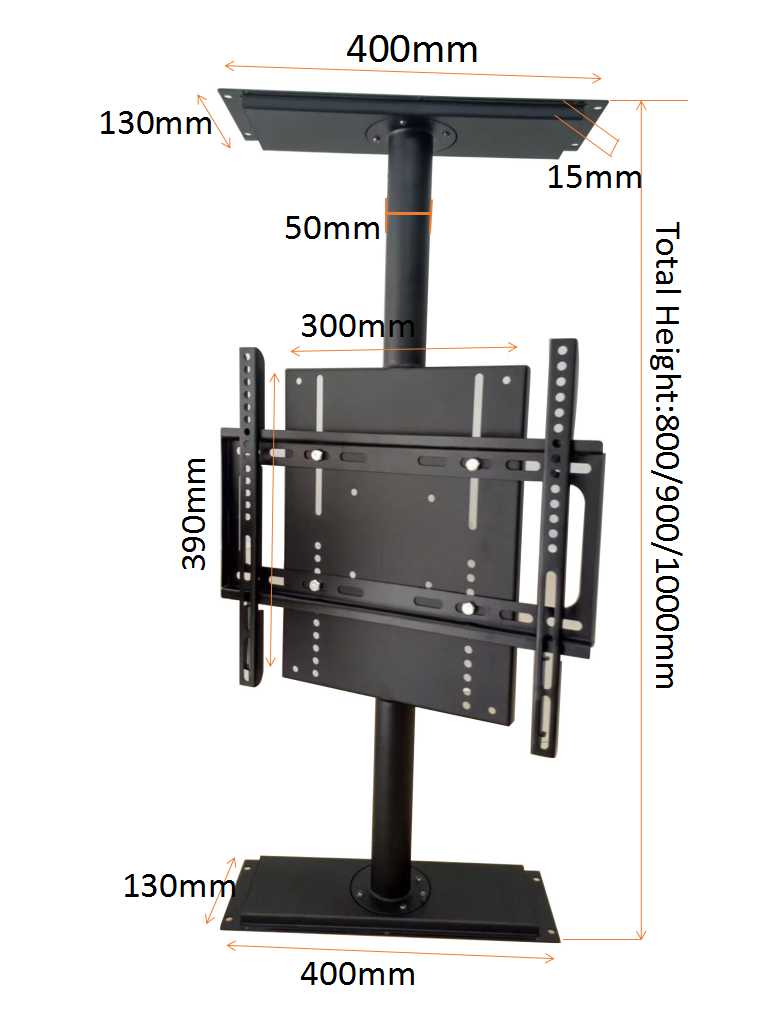 Rotation TV stand bracket