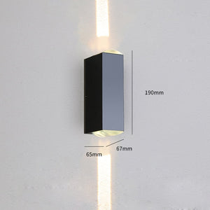 Double Optical LED wall light