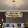 Gray Crystal Chandelier