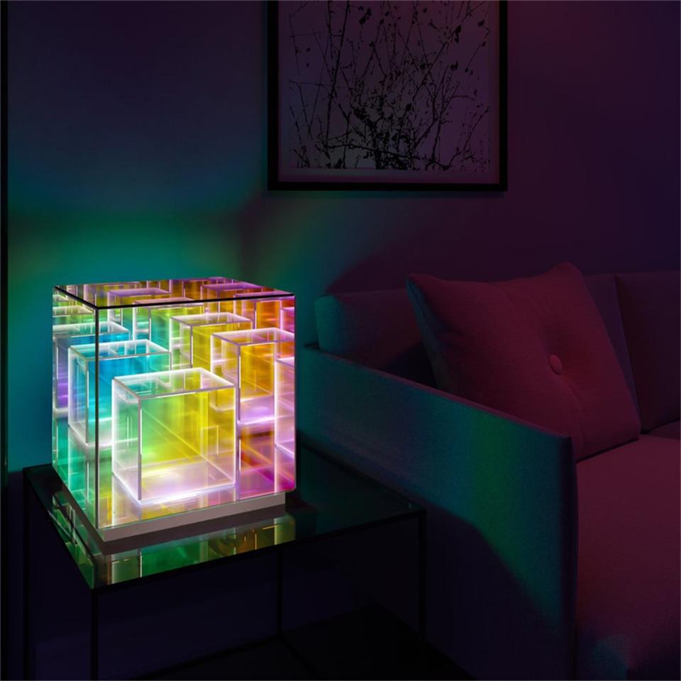 Lampe Cube Infini – Le Nid Calin